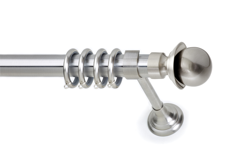 Anartisi Κουρτινόξυλο Φ35 Cronos Νίκελ Σατινέ